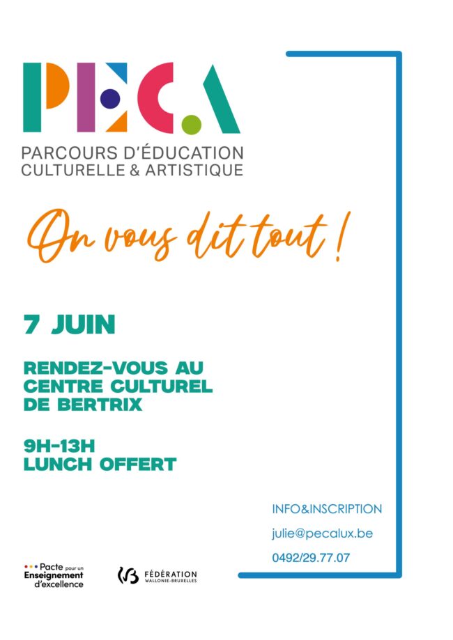 Affiche 7 juin PECA Lux PECA Luxembourg réunion 7 juin